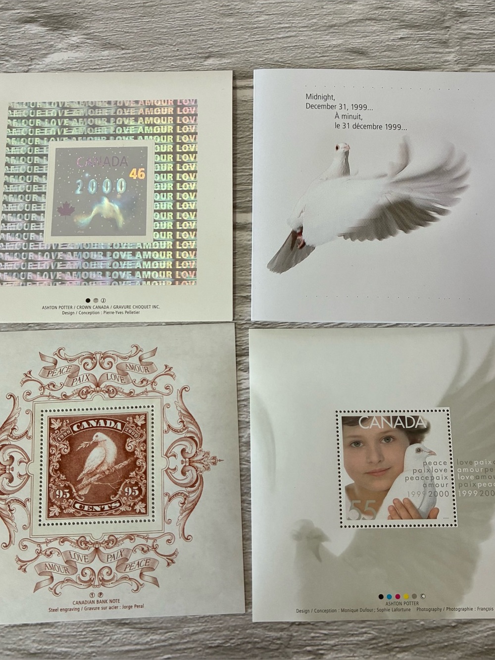 New Canada Post 1999 2000 Official Millennium Stamp and Coin Set in Keepsake Box - Picture 3 of 7